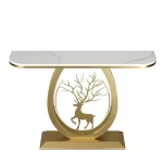 Unique Hall Metal Console Tables Entrance Nordic Lobby Modern Console Table Midcentry Simple Consolle Ingresso Home Furniture - Image 6