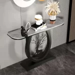 Unique Hall Metal Console Tables Entrance Nordic Lobby Modern Console Table Midcentry Simple Consolle Ingresso Home Furniture - Image 5