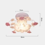 Korean Garden Ceiling Lights Ceramic Living Room Dining Room Aisle Lamps Romantic Bedroom Beauty Salon Clothing Ceiling Light - Image 10