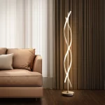 Modern Geometric Line Led Floor Designer Tieyi Vertical Table Living Room Decoration Bedroom Vertical Table Lamp - Image 3