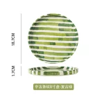 European Striped Ceramic Coffee Cup Saucer Modern Breakfast Dessert Plate Tea Cup Decorative Art Striped Coffee Cup 200 Ml Decor - Image 20