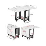 Italian Luxury Dining Tables Modern Foldable Unique Design Dining Tables Waterproof Elegant Muebles De Comedor Furniture Home - Image 2