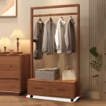 Wooden Wardrobes Coat Racks Minimalist Luxury Storage Standing Coat Racks Indoor Hanging Bag Hanger Perchero Trendy Furniture