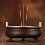 Creative Pure Copper Incense Burner For Buddha, Retro Home Indoor Tea Room Crafts Decor, Aromatherapy Burner, 1Pc - Image 2