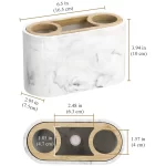 Shinowa Toothbrush Holder Premium Toothbrush Organizer Bathroom Storage Organizer for Electric Toothbrush Toothpaste Holder - Image 8