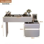 Bedroom Mirror Dressing Table Bedroom Desgin Modern Vanity Table European Salon Designer Service Partitions Hotel Furniture - Image 22