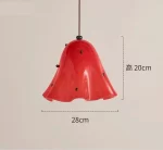 Bauhaus Medieval stained glass Petals Art Creative LED Home Ceiling Lights Lustre Lamps for Living Room Decoration Chandeliers - Image 14