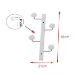 Creative Hooks Coat Rack Wall Decoration Metal Iron Art Clothes Hanger Furniture Porch Bathroom Bags Scarf Ornaments Organizer - Image 7