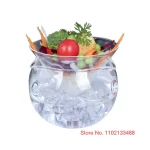 Cuisine Dishes Buffet Serving Dish Creative Restaurant Tableware Japanese Artistic Dry Ice Dishware Serve Ware Fruit Salad Bowl - Image 6