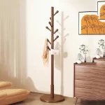 Wooden Floor Rail Coat Racks Corner Shelf Adjustable Garment Coat Racks Hanging Hall Tree Porte Manteau Lounge Suite Furniture - Image 3