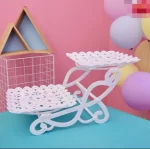 Plastic Cake Stand Home Party Dessert Table Display Rack Dessert Cake Tray Cold Meal Tea Break Table Afternoon Tea Center Rack - Image 8