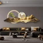 Design Luxury Wall Clocks Living Room Led Aesthetic Minimalist Wall Watch Silent Fashion Nordic Horloge Murale Home Decoration - Image 4