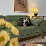 Big Minimalist Sectional Sofa Luxury Designer Green Japanese Sectional Sofa Modern Apartments Woonkamerbanken Home Furniture - Image 5