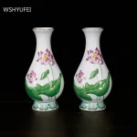 Home Ceramics Lotus Vases Ornaments Buddha Hall Worship Accessories Living Room Flower Arrangement Vase Decoration Crafts - Image 3