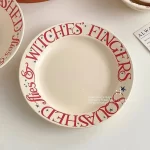Party Red Design Dinner Set Plates European Style Elegant Round Plates Dinner Sets Ceramic Luxury Vaisselle Kitchen Dishes - Image 5
