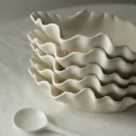 Shell Plate Cream Retro Ceramic Plate Fruit Snack Plate Dinner Tray Dish Set Jewelry Storage Dish Tableware Gift - Image 6