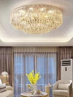 Crystal Rectangle Big Ceiling Lights LED Ceiling Chandelier Living Room Led Lamparas Para Techo Lighting for Lustre Home Decor - Image 4