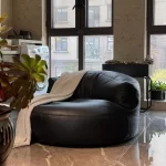 Lazy Sofas Living Room Single Sofa Modern Design Sofa for 1 Person Can Lie Down Beanbag Tatami Thickened Leather Home Furniture - Image 4