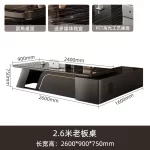 Space Saving Modern Office Desk Storage Executive Computer Office Desk Minimalist Lshaped Escritorio Oficina Office Furniture - Image 32