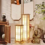 Modern Floor Lamp Living Room for Bedroom Bedside Home Decoration LED Light Solid Wood Lampshade Sofa Dining Study Table Fixture - Image 3