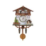 Wooden Hanging Wall Clock Bird Alarm Clock Cuckoo Clocks For Home Decoration Quartz Watch Decorative Home Decor - Image 2