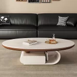Writing Luxury Side Table Modern Decoration Designer Storage Standing Moving Coffee Table Dinner Mesas Bajas Home Furniture - Image 4