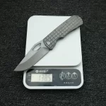 LEMIFSHE Made Dixon Titanium Handle 154CM Ceramic Bearing Pocket EDC Tool Kitchenware Fish Hunting Camping Outdoor Folding Knife - Image 12