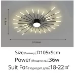 Minimalist Designer LED Ceiling Lamps Suspension Ceiling Lights for Living Room Bedroom Home Decor Indoor Lighting Decoration - Image 16