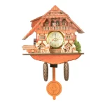 Wooden Hanging Wall Clock Bird Alarm Clock Cuckoo Clocks For Home Decoration Quartz Watch Decorative Home Decor - Image 14