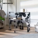 Compact Side Table for Living Room Sofa, Bedside Nightstand with Nordic Modern Minimalist Design Instagram-Inspired Small Table - Image 4