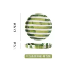 European Striped Ceramic Coffee Cup Saucer Modern Breakfast Dessert Plate Tea Cup Decorative Art Striped Coffee Cup 200 Ml Decor - Image 7