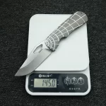 LEMIFSHE Made Dixon Titanium Handle 154CM Ceramic Bearing Pocket EDC Tool Kitchenware Fish Hunting Camping Outdoor Folding Knife - Image 15
