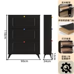 Slim Bedroom Storage Shoe Rack Display Hotel Room Farmhouse Shoe Cabinet Small Office Rangement Chaussures Home Furniture - Image 9