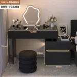 Bedroom Mirror Dressing Table Bedroom Desgin Modern Vanity Table European Salon Designer Service Partitions Hotel Furniture - Image 13