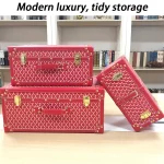 Clothes Storage Boxes Lids Large Capacity Bedroom Storage Boxes Makeup Stationery Organizers Box Toy Props Handicrafts Home - Image 5