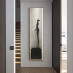 Modern Abstract Art Interior Painting Led Wall Hanging Lamp For Living Room Kitchen Porch Aisle Dining Room Room Home Decoration - Image 4