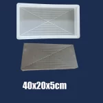 DIY Antique Flower Concrete Brick Mold Plastic Paving Mould Reusable Cement Floor Tile Wall Stone Form for Garden Patio Decor - Image 4