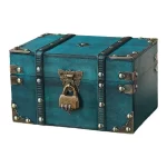 Practical Home Office Storage Box Storage Box Password Storage Box Retro Wooden Storage Box Versatile Functionality - Image 4