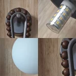 French Retro Wall Lights Sconce Mid-Century Modern Designer Brass Bedroom Headboard Living Room Entrance Decorative Lamp - Image 5