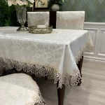Tablecloth Rectangle Luxury Embroidery Lace Round Table Cover Flower Elegant Table JuppeTable Dining Cloth Table Flag Towels - Image 3