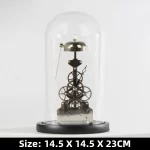 Luxury Mechanic Metal Desk Clock Living Room Table Clock Work Office Aesthetic Clocks Nordic Interior Decoration Accessories - Image 10