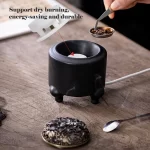 Antique lotus Plug-in style incense burner, Digital electronic temperature regulating Aromatherapy burner, Tea room decorations - Image 3