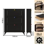 Slim Bedroom Storage Shoe Rack Display Hotel Room Farmhouse Shoe Cabinet Small Office Rangement Chaussures Home Furniture - Image 8