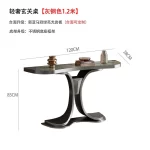 Elegant Vertical Living Room Table Metal Design Entry Premium Hotel Table Nordic Hall Wohnzimmer Tische Luxury Furniture - Image 8