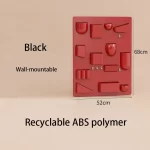 Wall Holder Offices Kitchens Organizer Desktop Shelf Wall Storage Rack Organiser For Workshops Bathrooms Children's Rooms - Image 6