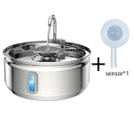 3.2L Cat Automatic Water Dispenser Smart Cat Fountain Pet Auto Water Feeder with Visible Window Dog Stainless Steel Water Bowl - Image 9