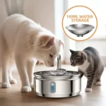 3.2L Cat Automatic Water Dispenser Smart Cat Fountain Pet Auto Water Feeder with Visible Window Dog Stainless Steel Water Bowl - Image 3