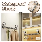 Suction Cup Door Hooks With Strong Adhesive No Drilling Required High Load-Bearing Capacity Storage Rack Hooks Coat Racks - Image 6