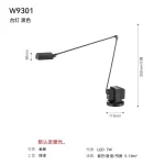 Modern Minimalist Floor Lamp Creative Bedroom Room Office Light Minimalist Study Eye Protection Reading Black Standing Light - Image 9