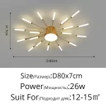 Minimalist Designer LED Ceiling Lamps Suspension Ceiling Lights for Living Room Bedroom Home Decor Indoor Lighting Decoration - Image 11